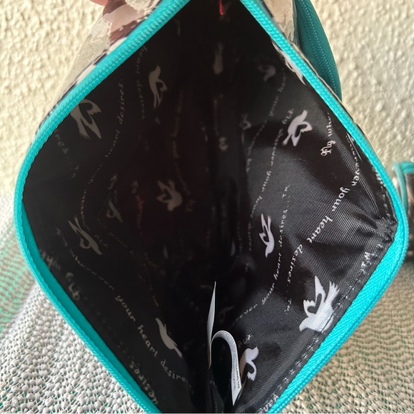 Bird print makeup bag and pencil case bags new NWOT - Picture 9 of 9